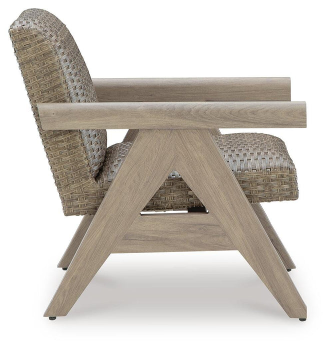 Cliff Trails Outdoor Rocking Lounge Chair - CasaBella Furniture (San Antonio, TX)