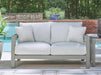 Hurley Park Outdoor Loveseat with Cushion - CasaBella Furniture (San Antonio, TX)