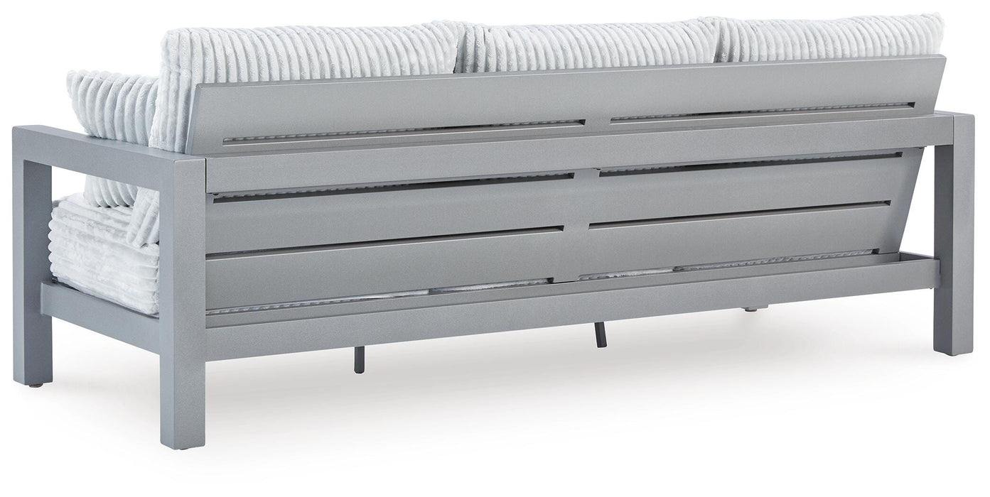 Hurley Park Outdoor Sofa with Cushion - CasaBella Furniture (San Antonio, TX)