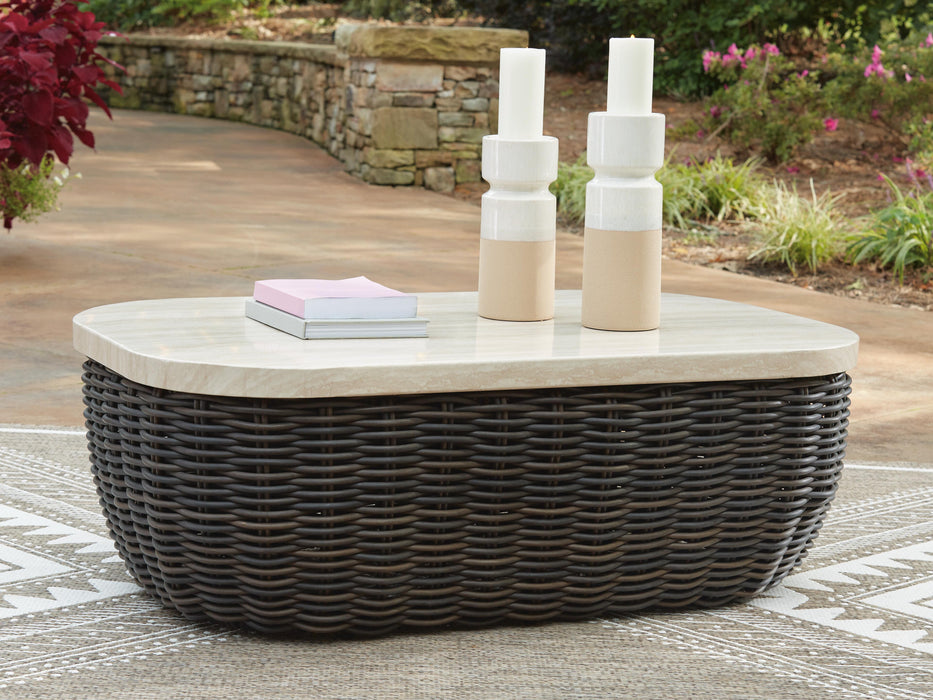 Kimora Outdoor Coffee Table - CasaBella Furniture (San Antonio, TX)