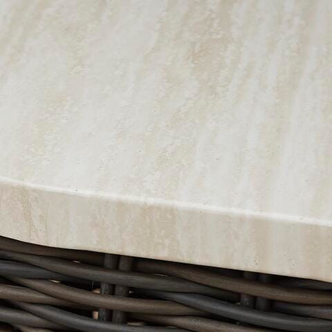 Kimora Outdoor End Table - CasaBella Furniture (San Antonio, TX)