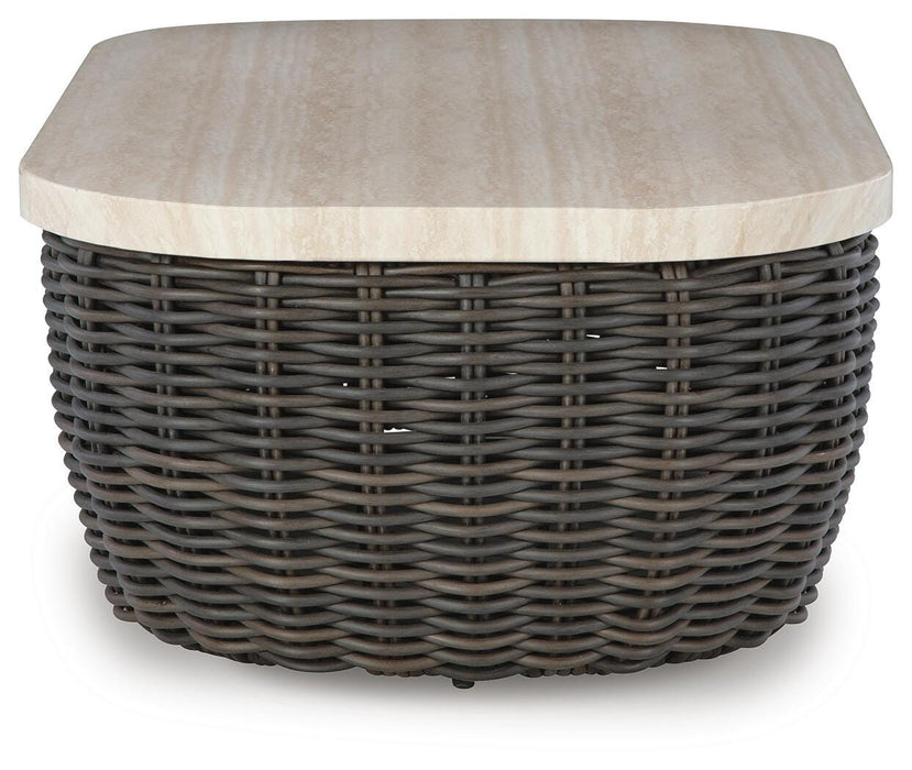 Kimora Outdoor Coffee Table - CasaBella Furniture (San Antonio, TX)