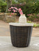 Kimora Outdoor End Table - CasaBella Furniture (San Antonio, TX)
