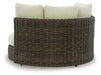 Kimora Outdoor Swivel Lounge Chair with Cushion - CasaBella Furniture (San Antonio, TX)