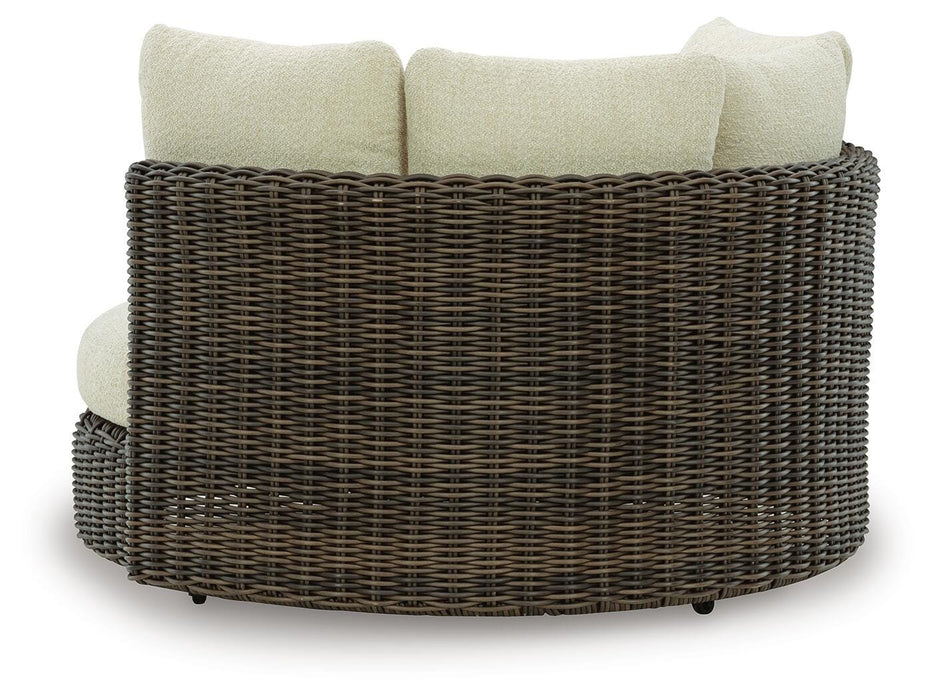 Kimora Outdoor Swivel Lounge Chair with Cushion - CasaBella Furniture (San Antonio, TX)