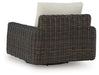 Kimora Outdoor Swivel Lounge Chair - CasaBella Furniture (San Antonio, TX)