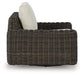 Kimora Outdoor Swivel Lounge Chair - CasaBella Furniture (San Antonio, TX)