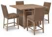 Walton Bridge Outdoor Bar Set - CasaBella Furniture (San Antonio, TX)