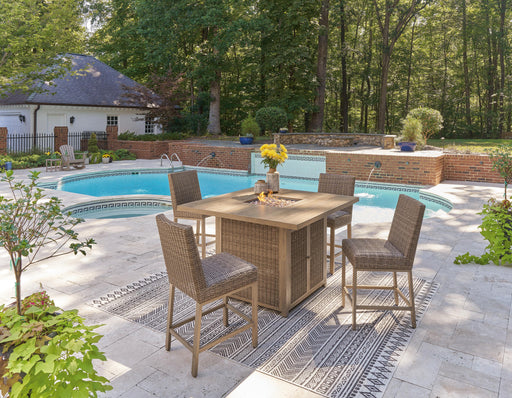 Walton Bridge Outdoor Bar Set - CasaBella Furniture (San Antonio, TX)