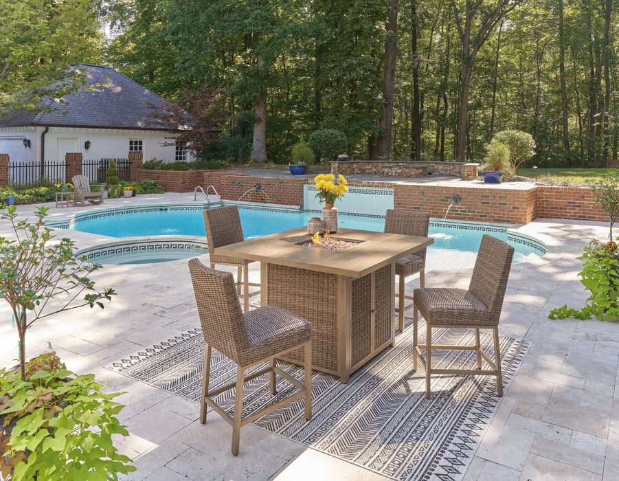 Walton Bridge Outdoor Bar Set - CasaBella Furniture (San Antonio, TX)