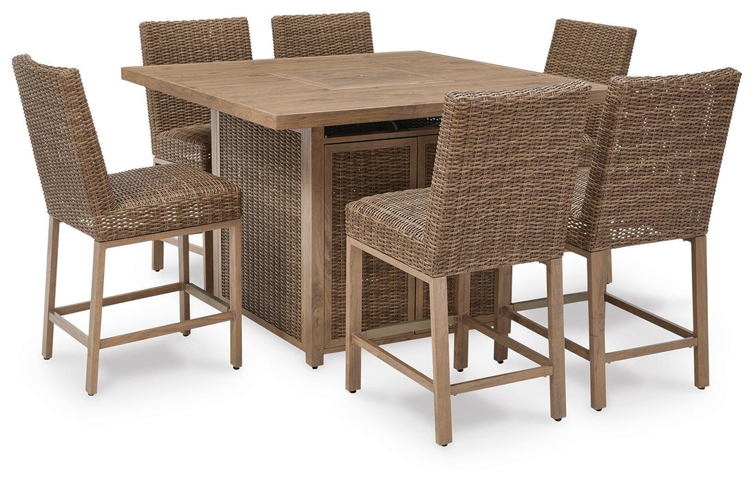 Walton Bridge Outdoor Dining Set - CasaBella Furniture (San Antonio, TX)