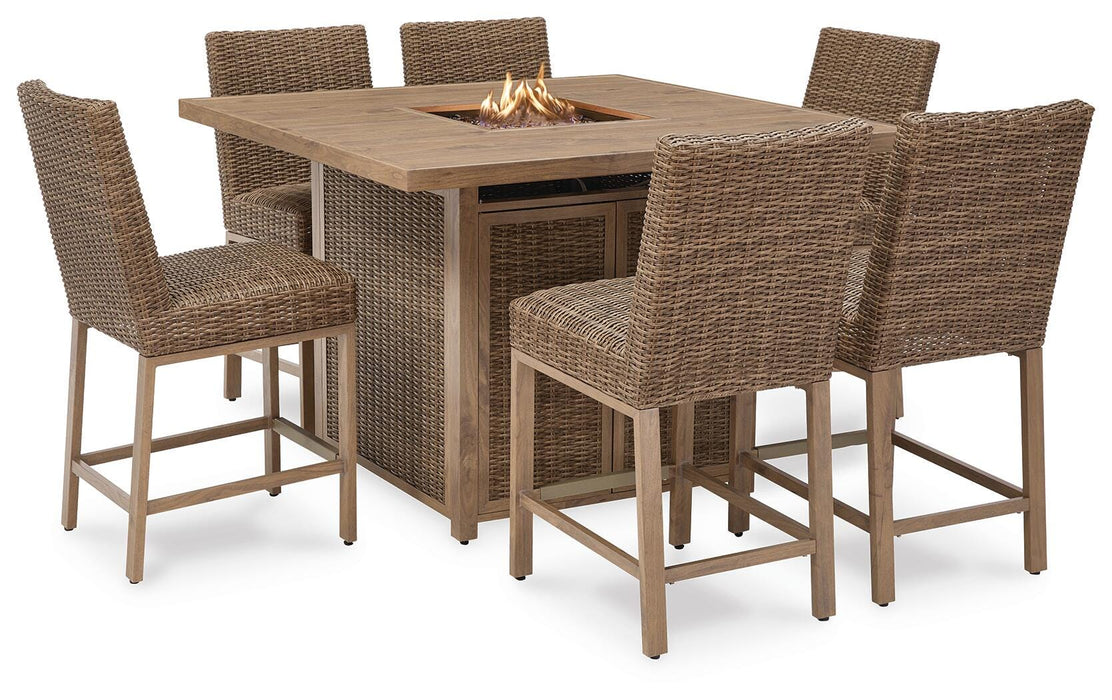 Walton Bridge Outdoor Dining Set - CasaBella Furniture (San Antonio, TX)