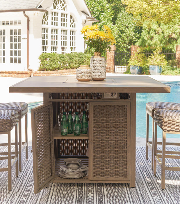 Walton Bridge Outdoor Dining Set - CasaBella Furniture (San Antonio, TX)