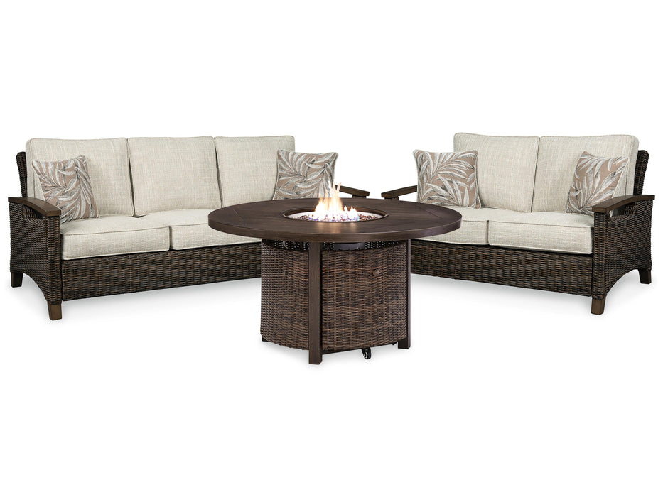 Paradise Trail Outdoor Seating Set - CasaBella Furniture (San Antonio, TX)