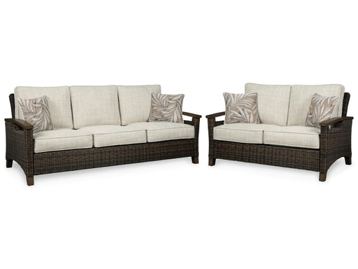 Paradise Trail Outdoor Seating Set - CasaBella Furniture (San Antonio, TX)