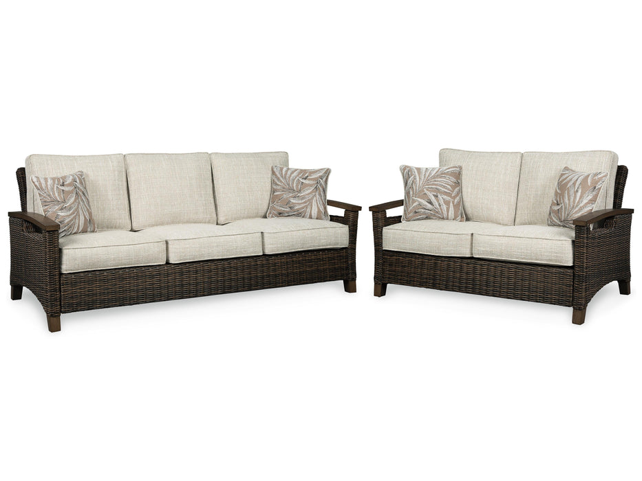 Paradise Trail Outdoor Seating Set - CasaBella Furniture (San Antonio, TX)