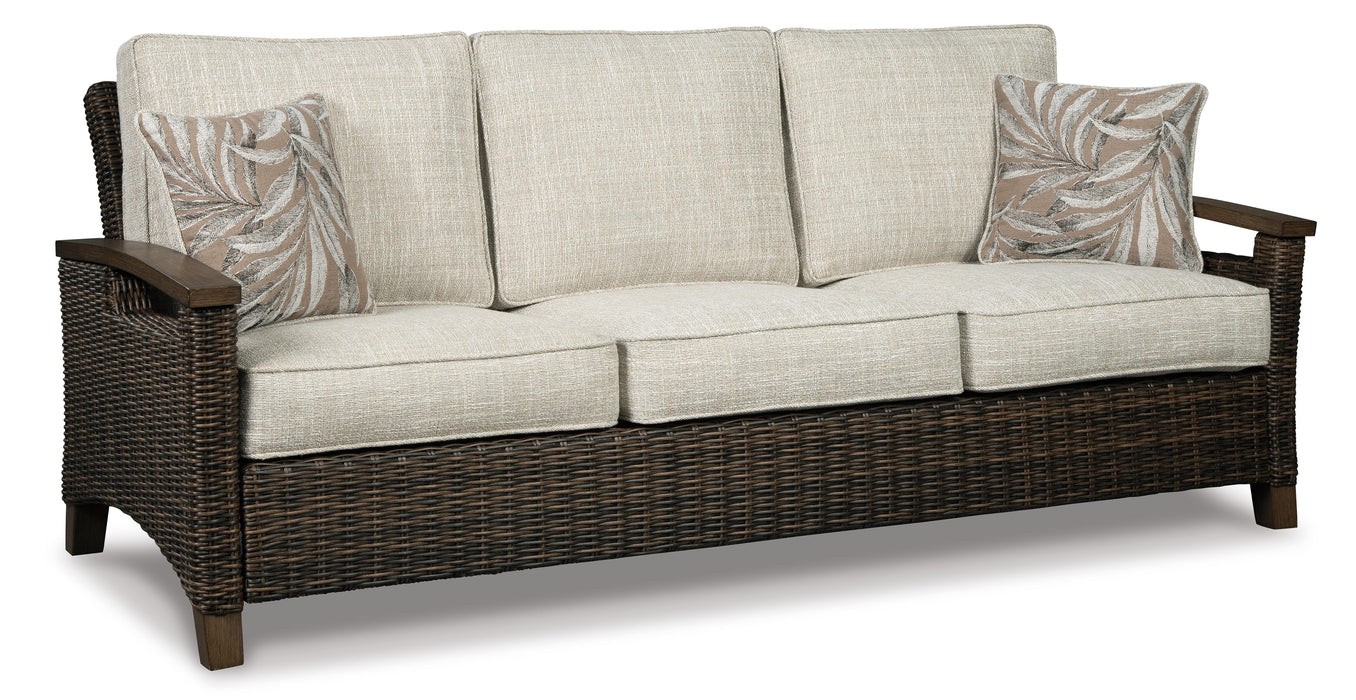 Paradise Trail Outdoor Sofa, Lounge Chairs and Fire Pit Table - CasaBella Furniture (San Antonio, TX)