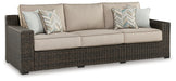 Coastline Bay Outdoor Sofa with Cushion - CasaBella Furniture (San Antonio, TX)