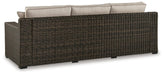 Coastline Bay Outdoor Sofa with Cushion - CasaBella Furniture (San Antonio, TX)