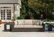 Coastline Bay Outdoor Sofa with Cushion - CasaBella Furniture (San Antonio, TX)