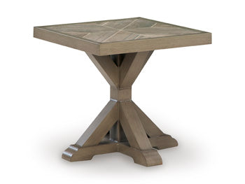 Laguna Heights Outdoor End Table - CasaBella Furniture (San Antonio, TX)