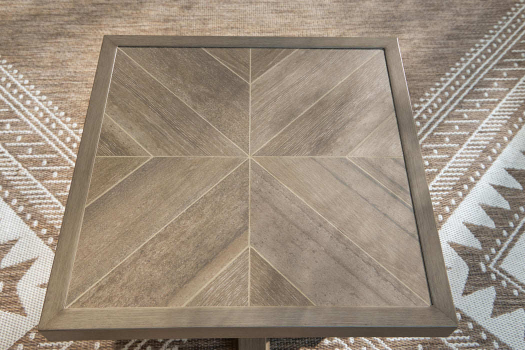 Laguna Heights Outdoor End Table - CasaBella Furniture (San Antonio, TX)