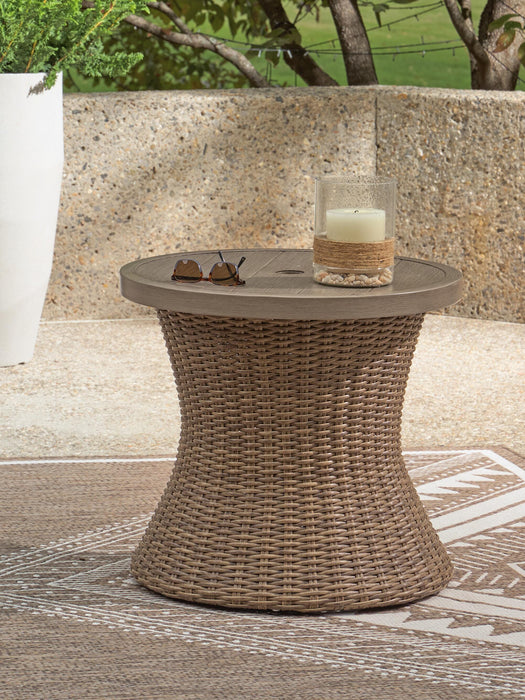 Laguna Heights Outdoor End Table - CasaBella Furniture (San Antonio, TX)