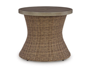 Laguna Heights Outdoor End Table - CasaBella Furniture (San Antonio, TX)