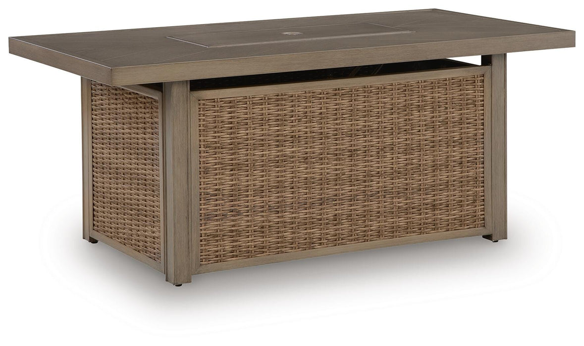Laguna Heights Outdoor Fire Pit Table - CasaBella Furniture (San Antonio, TX)