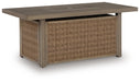 Laguna Heights Outdoor Fire Pit Table - CasaBella Furniture (San Antonio, TX)
