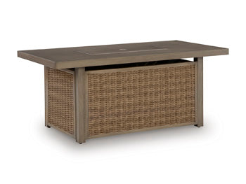 Laguna Heights Outdoor Fire Pit Table - CasaBella Furniture (San Antonio, TX)