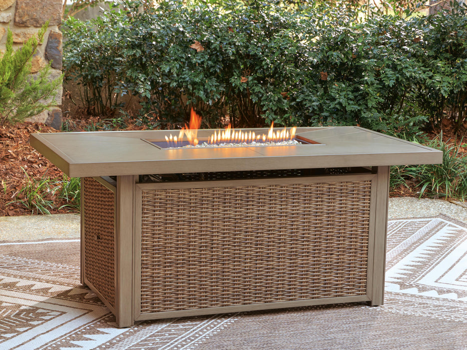 Laguna Heights Outdoor Fire Pit Table - CasaBella Furniture (San Antonio, TX)