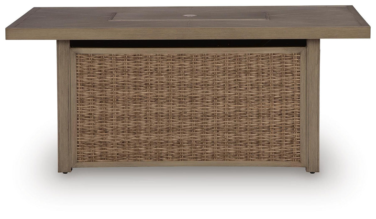 Laguna Heights Outdoor Fire Pit Table - CasaBella Furniture (San Antonio, TX)