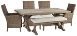 Beachcroft Outdoor Dining Set - CasaBella Furniture (San Antonio, TX)