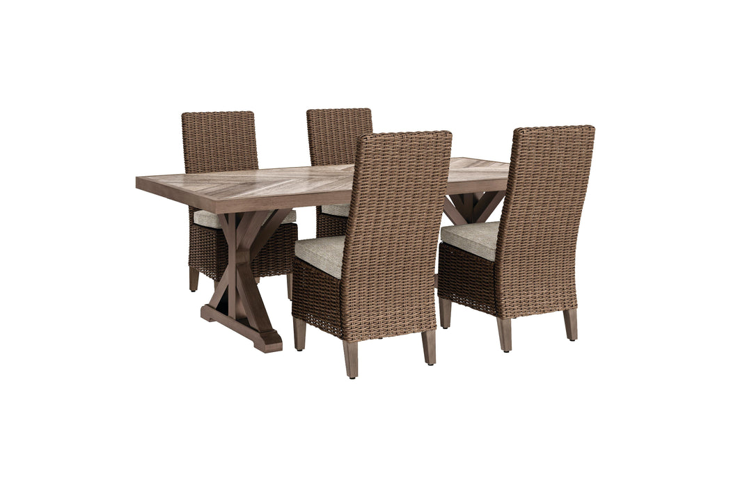 Beachcroft Outdoor Dining Set - CasaBella Furniture (San Antonio, TX)