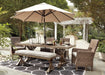 Beachcroft Outdoor Dining Set - CasaBella Furniture (San Antonio, TX)