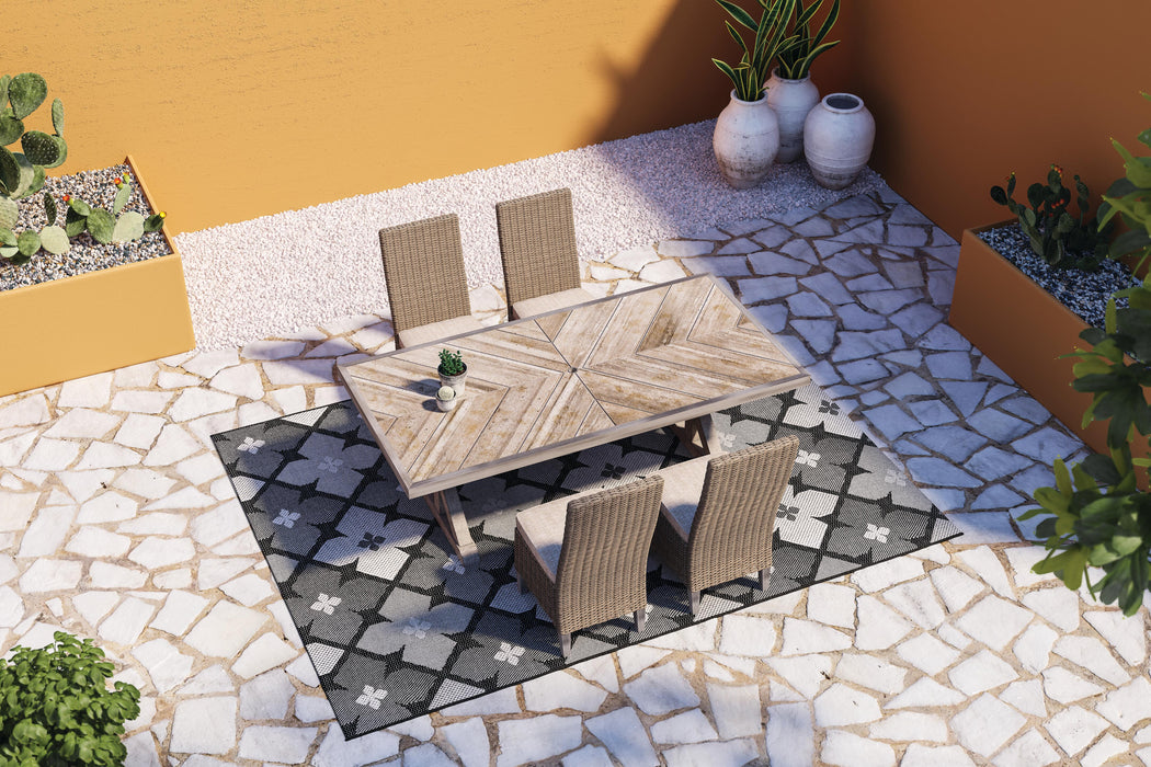 Beachcroft Outdoor Dining Set - CasaBella Furniture (San Antonio, TX)
