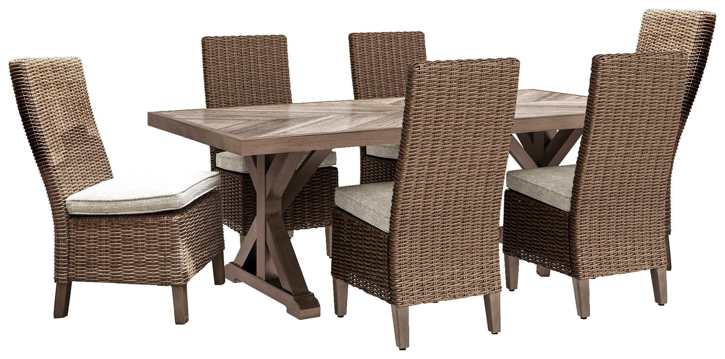 Beachcroft Outdoor Dining Set - CasaBella Furniture (San Antonio, TX)