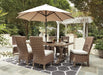 Beachcroft Outdoor Dining Set - CasaBella Furniture (San Antonio, TX)