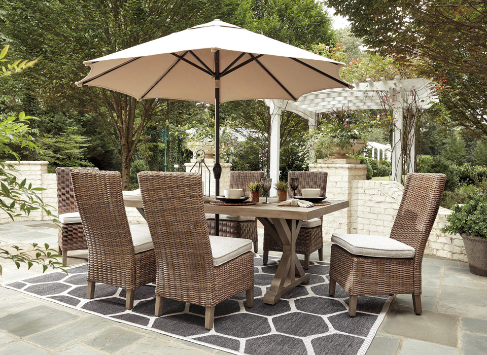 Beachcroft Outdoor Dining Set - CasaBella Furniture (San Antonio, TX)