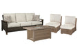 Beachcroft Outdoor Sofa, Lounge Chairs and Fire Pit - CasaBella Furniture (San Antonio, TX)