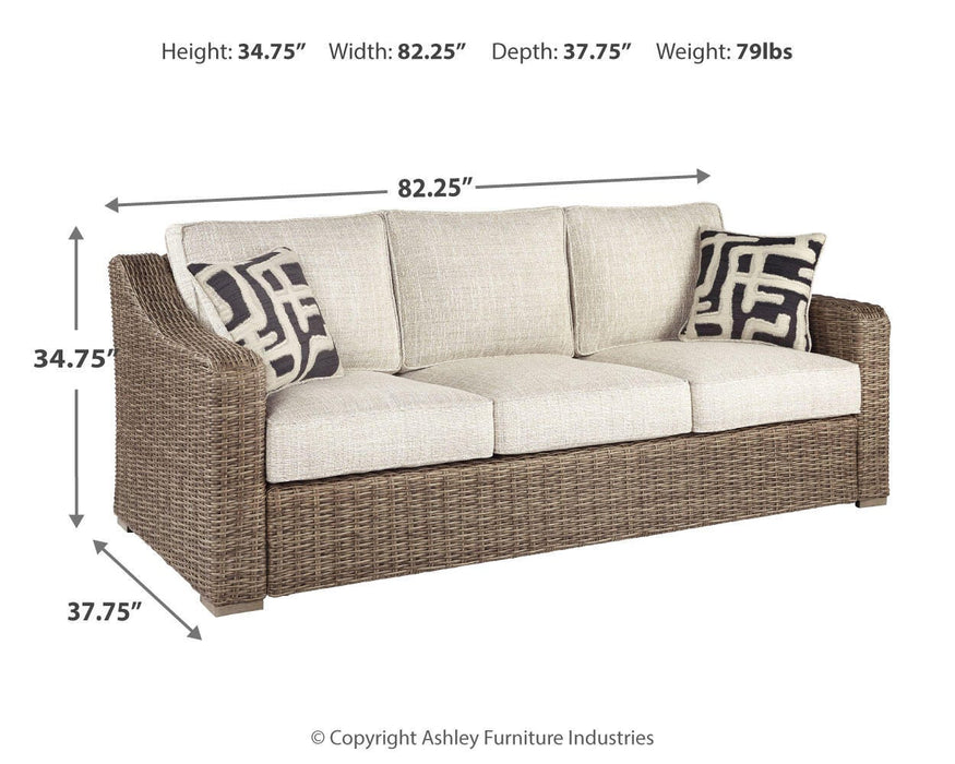 Beachcroft Outdoor Seating Set - CasaBella Furniture (San Antonio, TX)