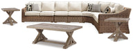 Beachcroft Outdoor Seating Set - CasaBella Furniture (San Antonio, TX)
