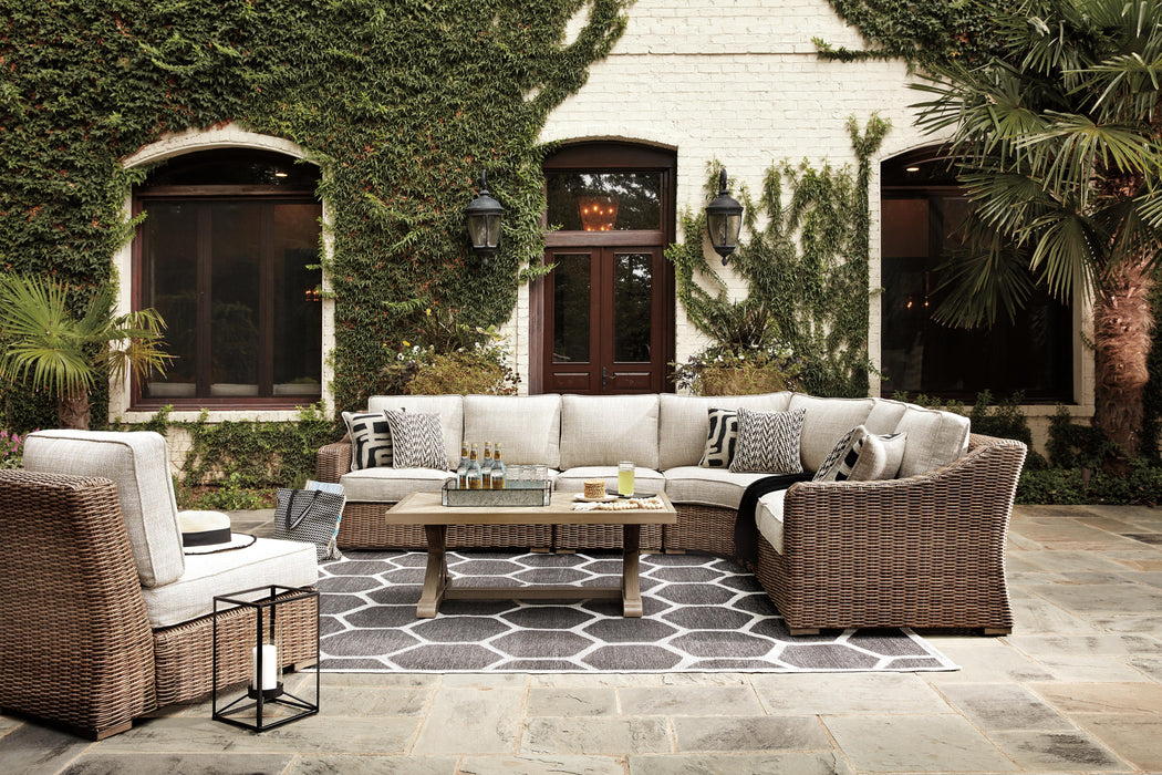 Beachcroft Outdoor Seating Set - CasaBella Furniture (San Antonio, TX)