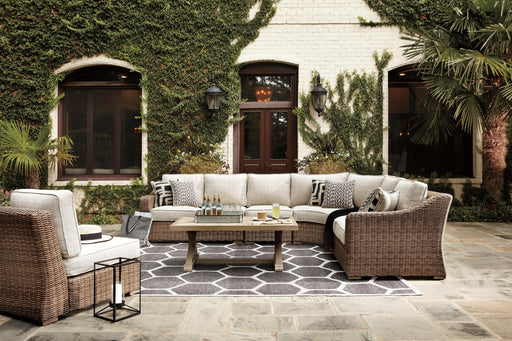 Beachcroft Outdoor Seating Set - CasaBella Furniture (San Antonio, TX)