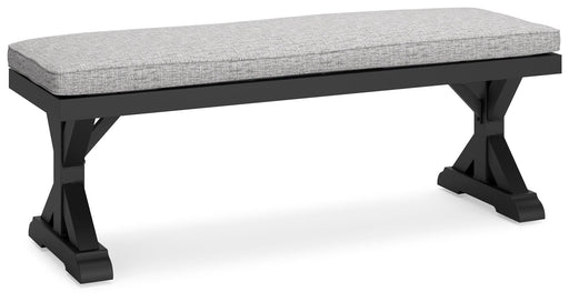 Beachcroft Outdoor Bench with Cushion - CasaBella Furniture (San Antonio, TX)