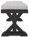 Beachcroft Outdoor Bench with Cushion - CasaBella Furniture (San Antonio, TX)
