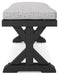 Beachcroft Outdoor Bench with Cushion - CasaBella Furniture (San Antonio, TX)