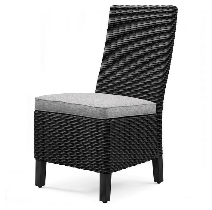 Beachcroft Outdoor Side Chair with Cushion (Set of 2) - CasaBella Furniture (San Antonio, TX)
