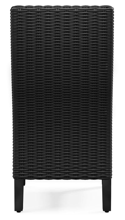 Beachcroft Outdoor Side Chair with Cushion (Set of 2) - CasaBella Furniture (San Antonio, TX)